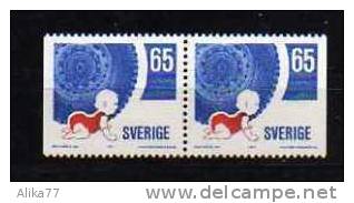 SUEDE       Neuf **      Y. Et T.  N° 701a  En Paire        Cote:  2,00 Euros - Unused Stamps