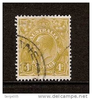 AUSTRALIE  OBLITERE * VENTE No   XD  /  38   KING George V  Small Multiple  WMK Perf. 13.5 X 12.5 - Used Stamps