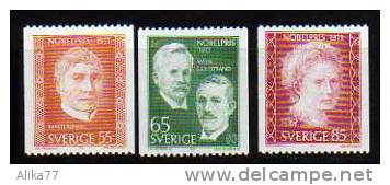 SUEDE       Neuf **      Y. Et T.  N° 713 à 715       Cote:  3,00 Euros - Unused Stamps
