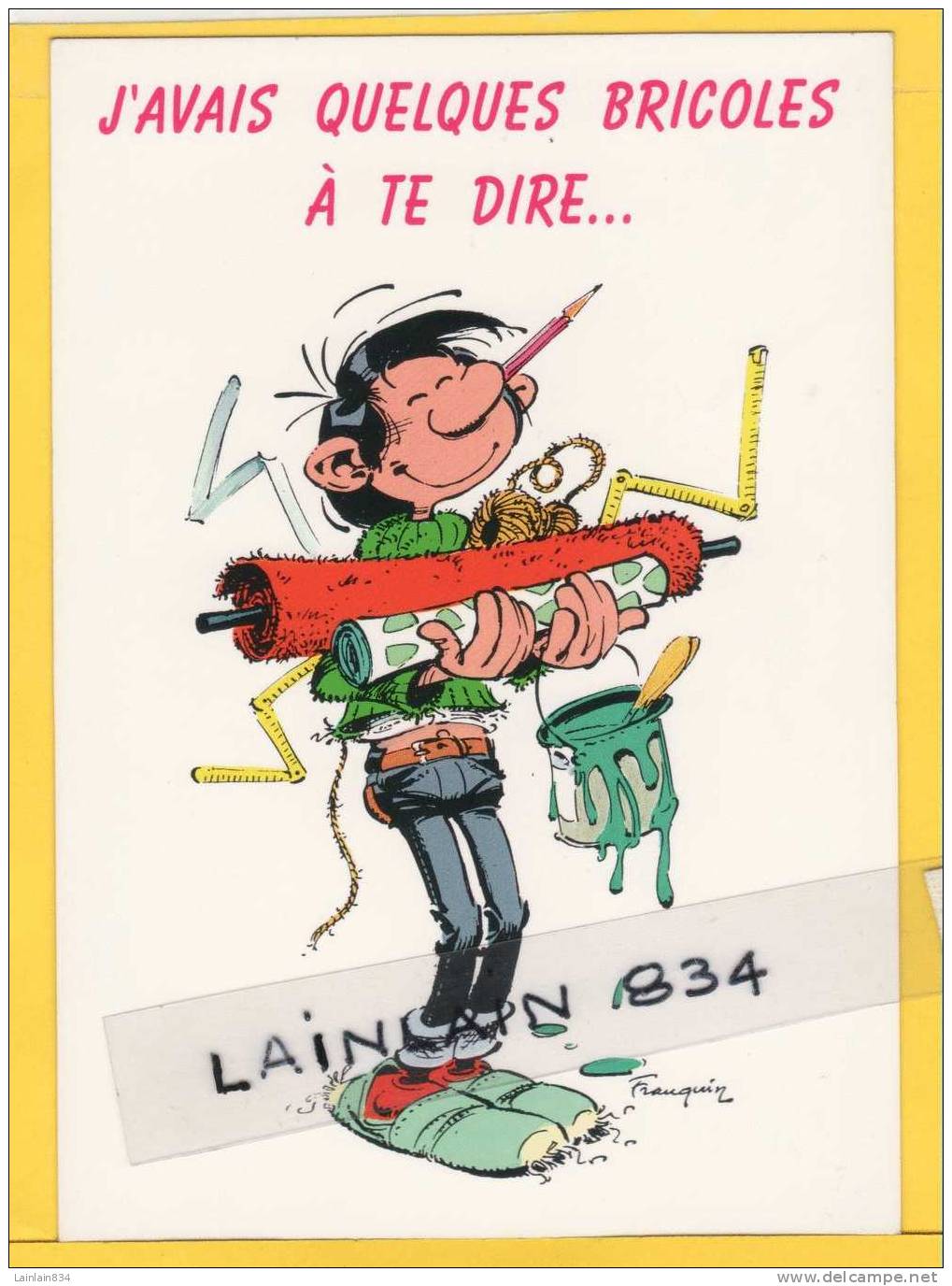 - 369 - LAGAFFE -  By Franquin - 1995, J´AVAIS QUELQUES BRICOLES À TE DIRE.... Non écrite,  Très Bon état. - Bandes Dessinées