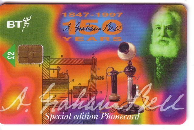 GRAHAM BELL   (  England - Special Edition Phonecard  )  * Telephone Phone Telephones Phones Telefono Telefon Telefoon * - Telefoni