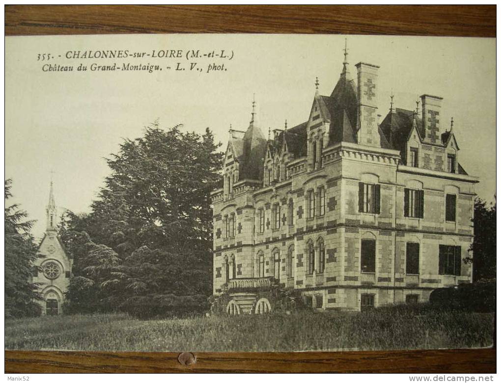 49 - CHALLONNES-sur-LOIRE - Château Du Grand Montaigu - Chalonnes Sur Loire