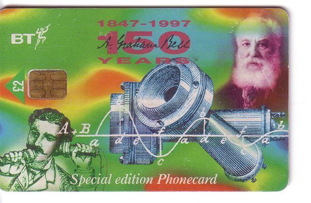 GRAHAM BELL   (  England - Special Edition Phonecard  )  * Telephone Phone Telephones Phones Telefono Telefon Telefoon * - Telephones