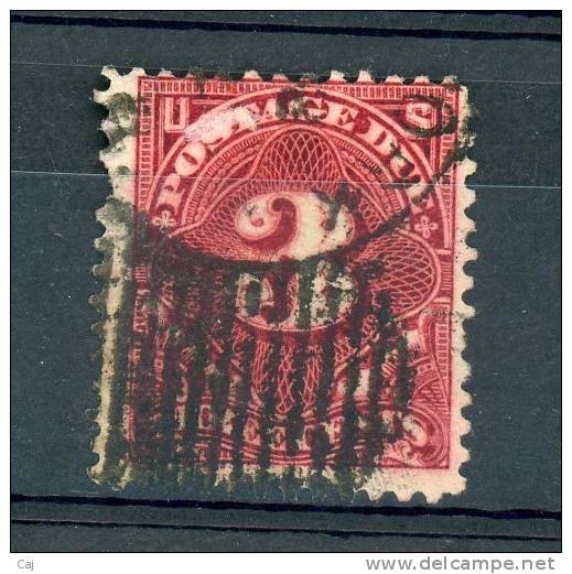 USA  -  Taxes  :  Yv  24  (o)  ,  Dentelé 12 ,   Sans Filigrane - Postage Due