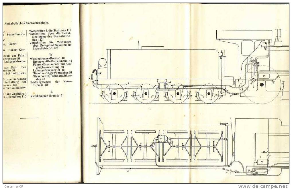 Livre - Der Praktische Lokomotivbeamte  II. Theil: "Gut Fest" Die Luftbremsen (10 Planches Dépliantes, Train, Locomotive - Técnico