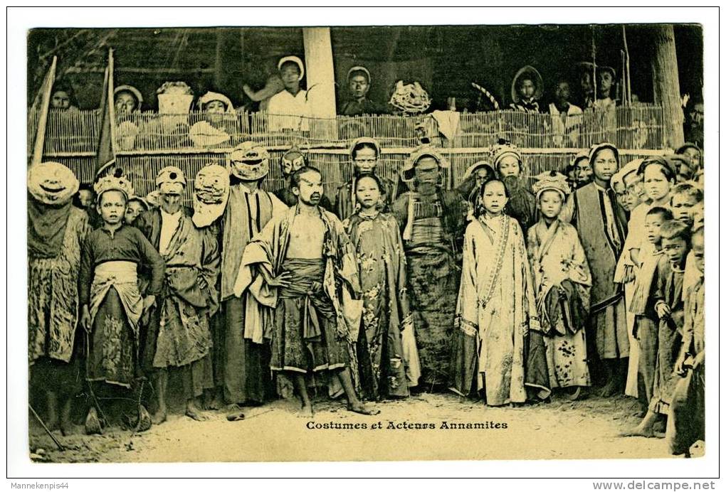 Métiers : Indochine - Costumes Et Acteurs Annamites - Autres & Non Classés