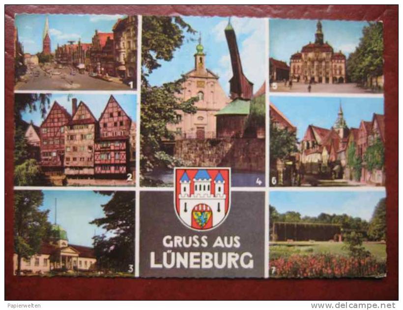 Lüneburg - Mehrbildkarte - Lüneburg