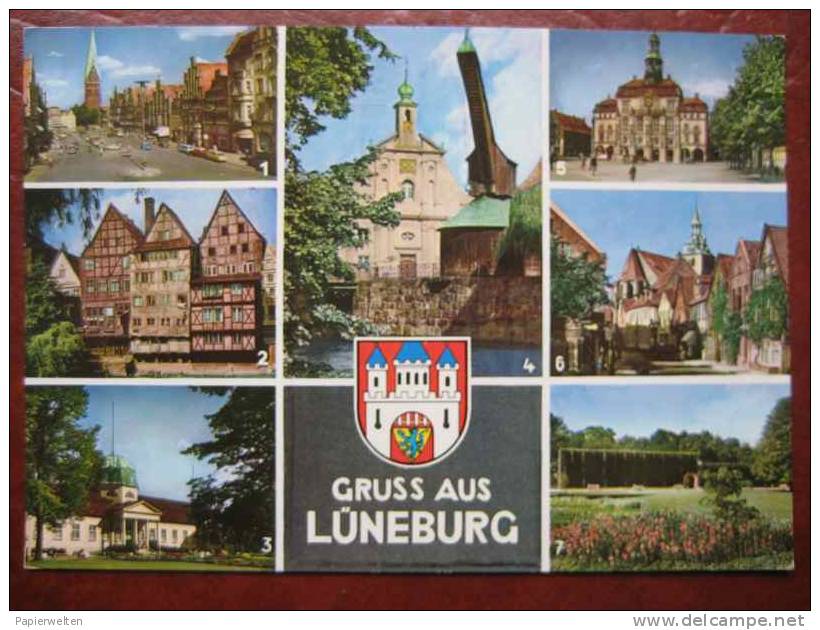 Lüneburg - Mehrbildkarte - Lüneburg