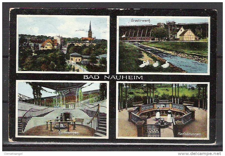 TOP!! BAD NAUHEIM * VIER ANSICHTEN * 1907 *!! - Bad Nauheim