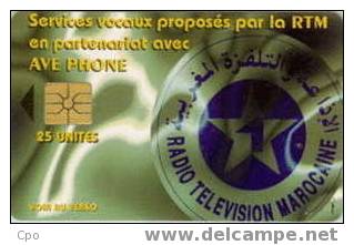 # MOROCCO 29 Radio Television Marocaine - Morocco 25 Gem   Tres Bon Etat - Morocco