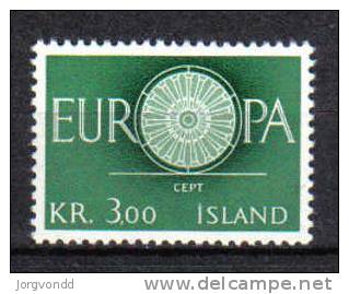 CEPT-1960-Island (343)-postfrisch,** - 1960