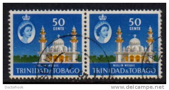 TRINIDAD & TOBAGO  Scott #  99  F-VF USED Pair - Trinidad & Tobago (1962-...)