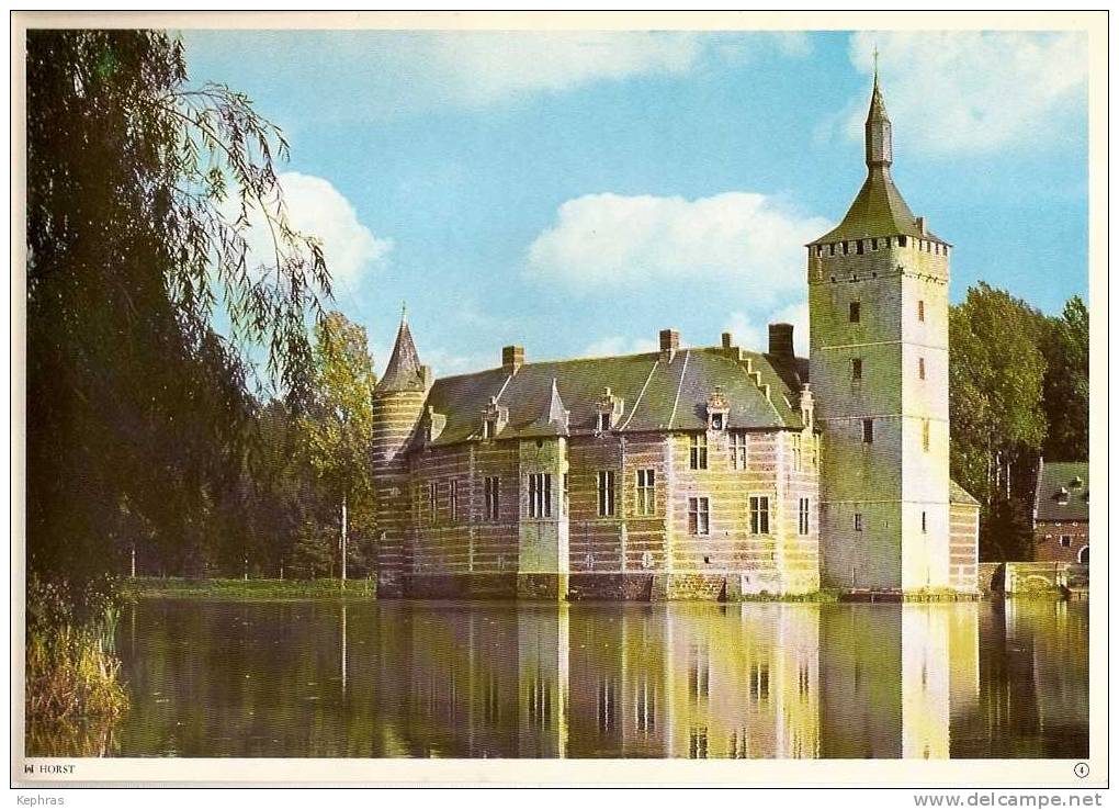 RHODE-ST-PIERRE : CHATEAU DE HORST - Superbe Document Format A4 Papier Fort - Collection ELF N° 4 - 1971 - - Andere & Zonder Classificatie