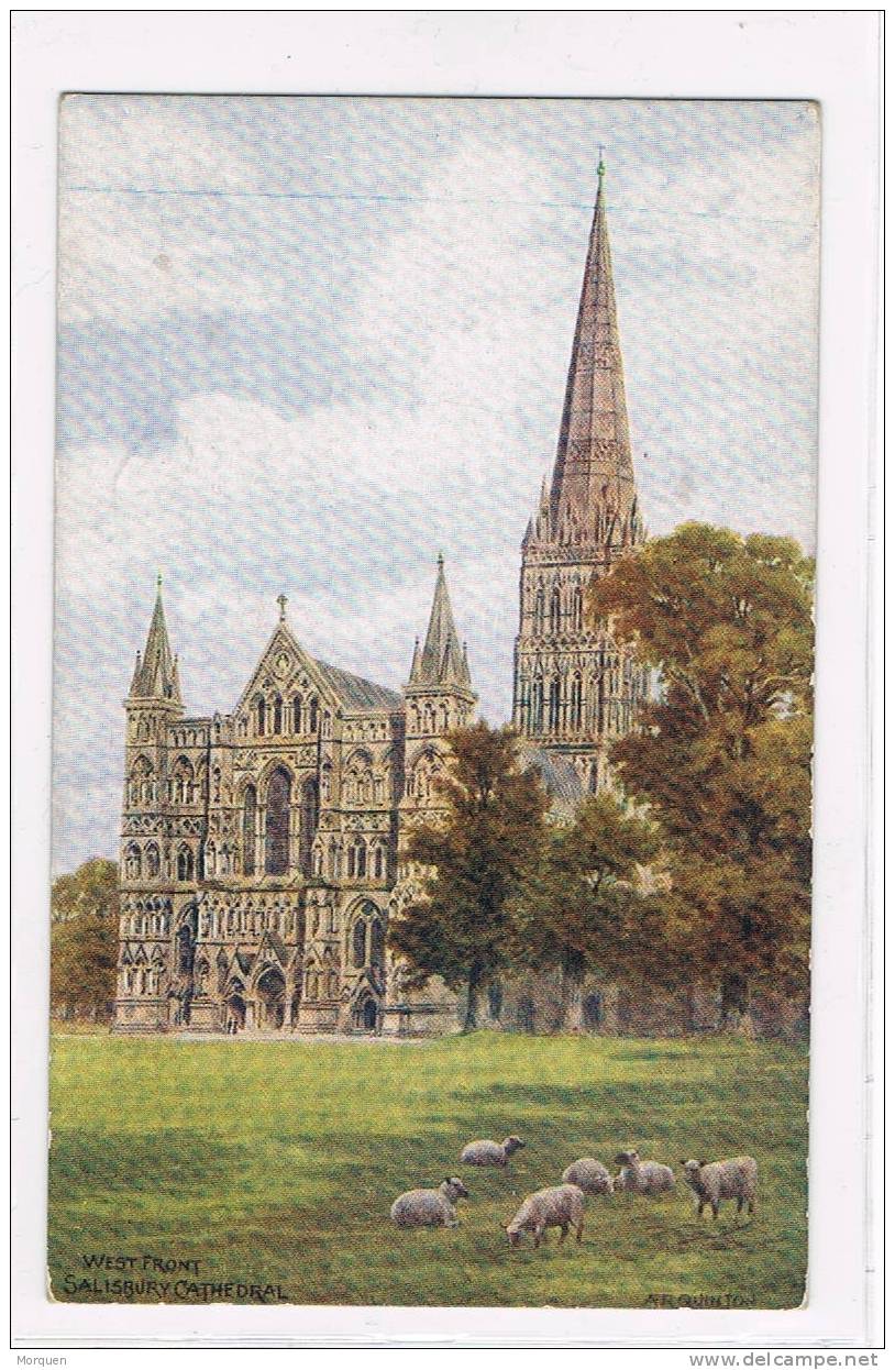 Postal Cathedral SALISBURY  (Gran Bretaña) - Salisbury