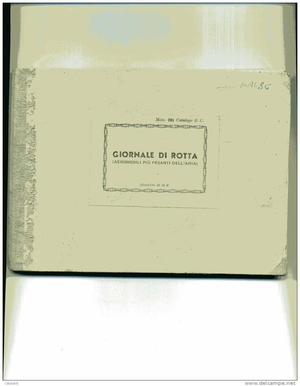 S429 GIORNALE DI ROTTA AEROMOBILE CIVILE 1964 - Safety Cards