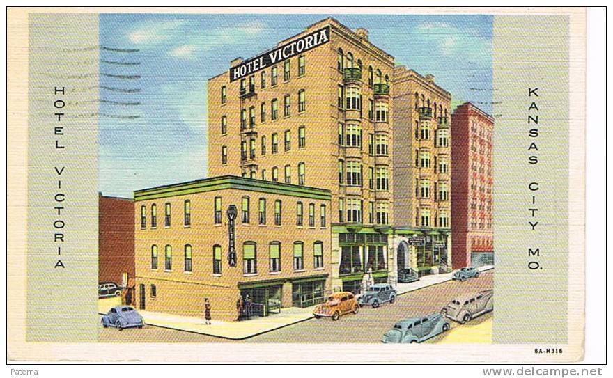 Postal, KANSAS-MO. 1941 (Usa), Post Card - Cartas & Documentos