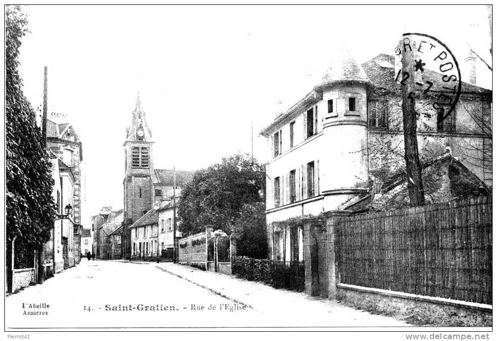 SAINT GRATIEN - Rue De L'Eglise - Saint Gratien