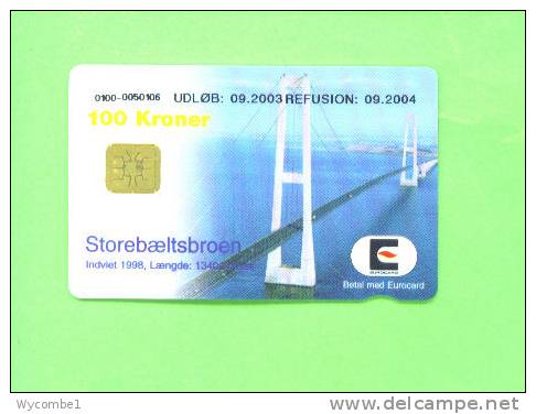 DENMARK - Chip Phonecard/Bridge - Danemark