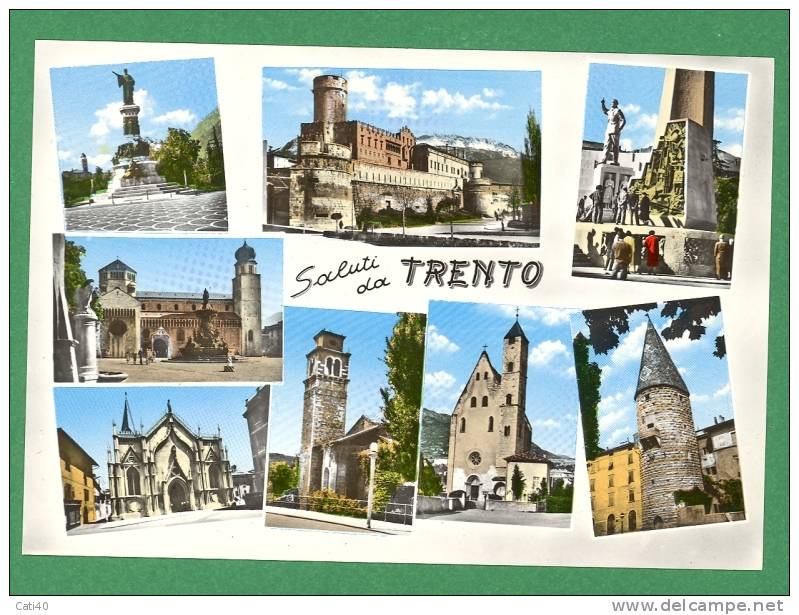 CARTOLINA-SALUTI DA TRENTO - Trento