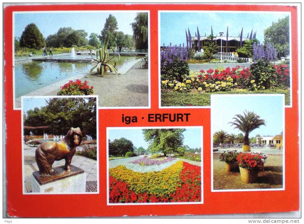 Erfurt,IGA ,1986,Ausstellungen,Internationale Gartenbauausstellung,Veranstaltungen,Schkopau - Erfurt