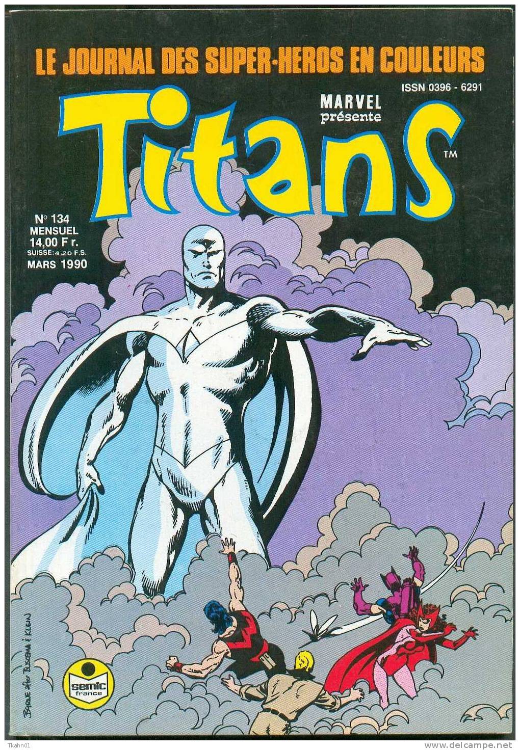 TITANS N° 134  SEMIC DE 1990  TBE - Titans