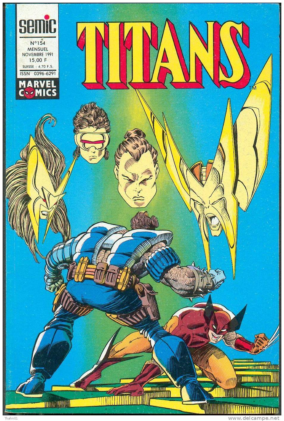TITANS N° 154  SEMIC DE 1991  TBE - Titans