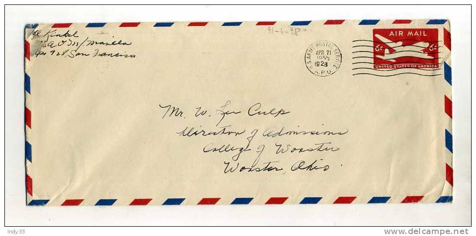 - USA . POSTE AERIENNE . ENTIER SUR ENVELOPPE DE 1928 . CIRCULATION INTERIEURE - 1c. 1918-1940 Brieven