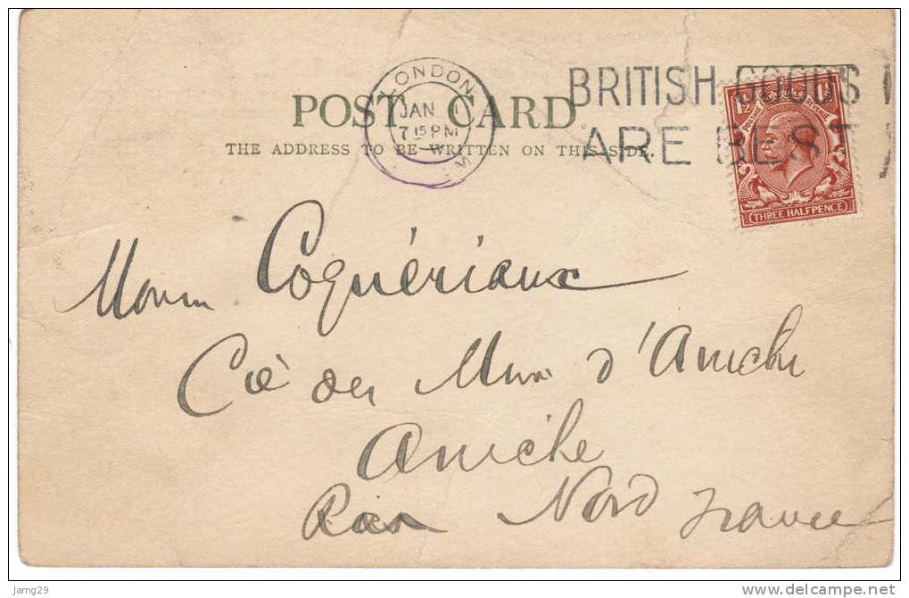 U.K., Postcard From Richard & Co., Ltd., London, 1926 - Cartas & Documentos