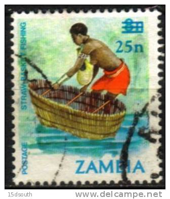 Zambia - 1985 Surcharges 25n Used - Zambia (1965-...)