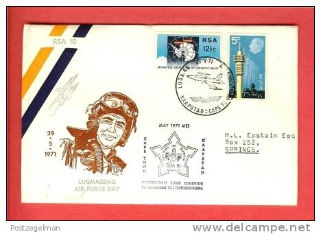 SOUTH AFRICA 1971 Cover Phil Exhibition 403-404 Address - Philatelic Exhibitions