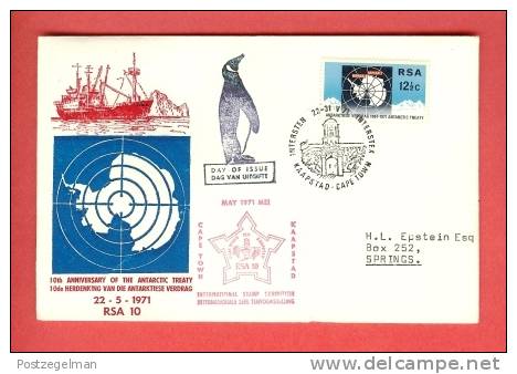 RSA 1971 Cover Phil Exhibition  404 Address - Philatelic Exhibitions