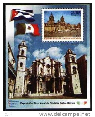CUBA 2004 - Exposition Philatelique Cuba-Mexique - Unused Stamps