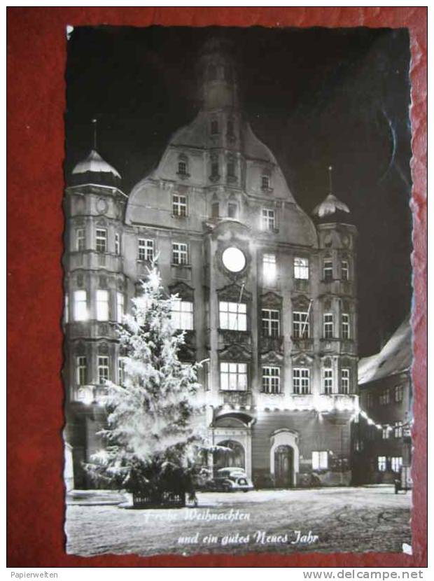 Memmingen - Rathaus Winter Nacht - Memmingen