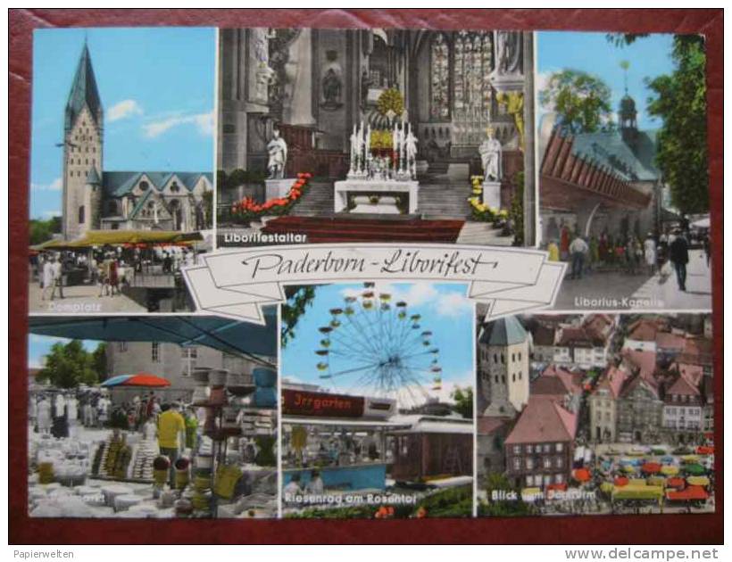 Paderborn - Mehrbildkarte Liborifest - Paderborn