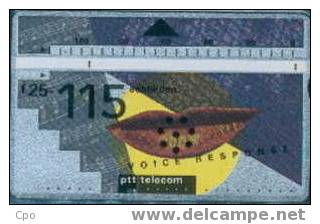 # NETHERLANDS S6 New Communication - Voice Reponse 115 Landis&gyr 08.91  Tres Bon Etat - Openbaar