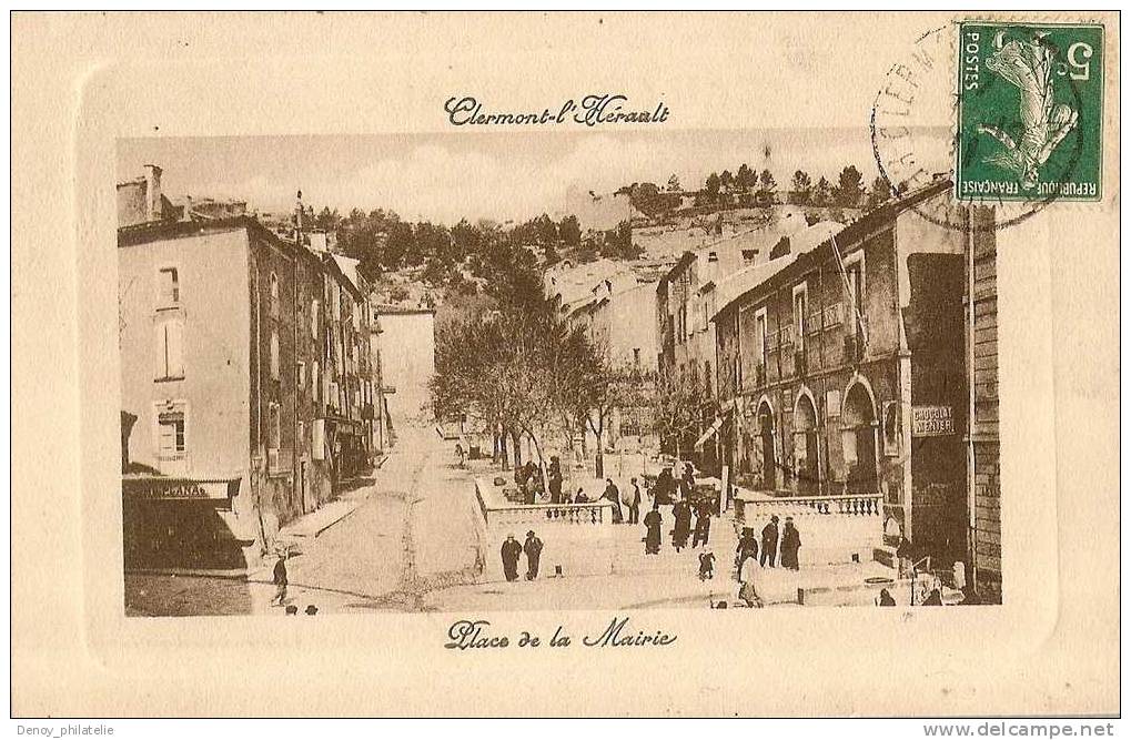 34/ CLERMONT-L´HERAULT- PLACE DE LA MAIRIE - Clermont L'Hérault
