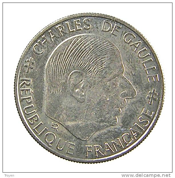 1 Franc - Charles De Gaulle - 1988 - TTB+ - Gedenkmünzen