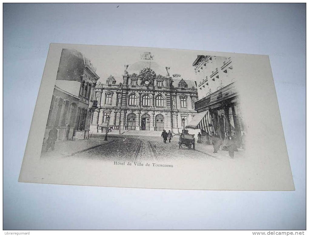 1cuy - CPA  - TOURCOING - Hotel De Ville - [59] Nord - Tourcoing