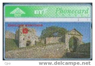 # UK_BT BTA105 UK Heritage Carisbrooke Castle No3 50 Landis&gyr   Tres Bon Etat - BT Emissions Publicitaires