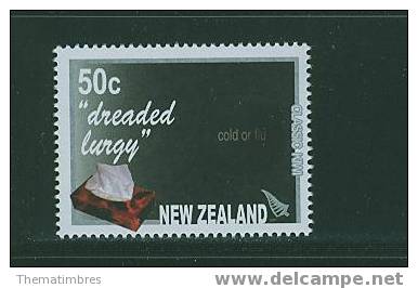 NZ0039 Dreaded Lurgy Mouchoir En Papier Language Kiwi Nouvelle Zelande 2007 Neuf ** - Altri & Non Classificati