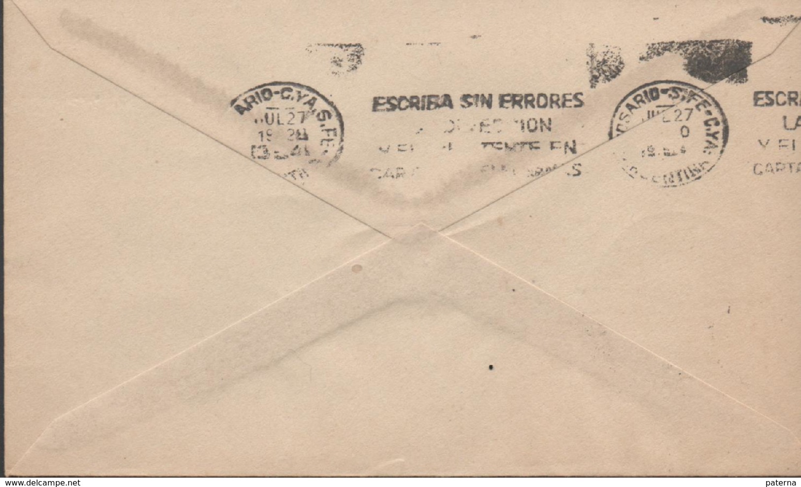 3350  Sobre Expo. SAN MARTIN , ARGENTINA 1954, Petroleo, Oro Negro S.U.P.E - Briefe U. Dokumente