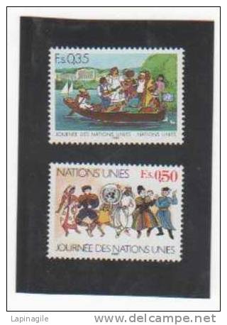 NATIONS UNIES 1987 N°158-159 N** - Unused Stamps