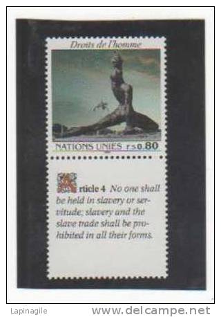 NATIONS UNIES 1989 N°185 N** - Unused Stamps