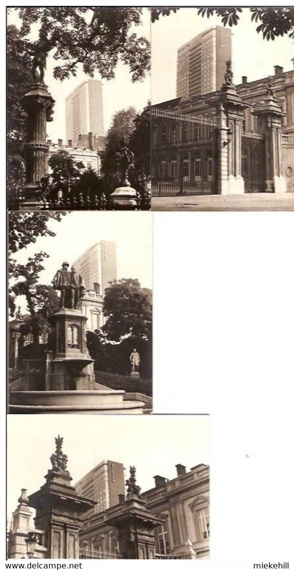 BRUXELLES-HOTEL HILTON- 4 Photographies  Originales Prises Du Sablon - Pubs, Hotels, Restaurants