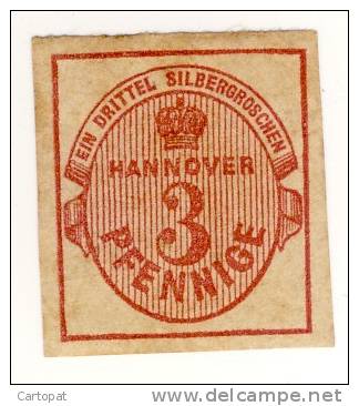 HANOVRE - YVERT N° 14 Non Dentellé Non Oblitéré Bon Centrage Gomme Intacte - Hanover