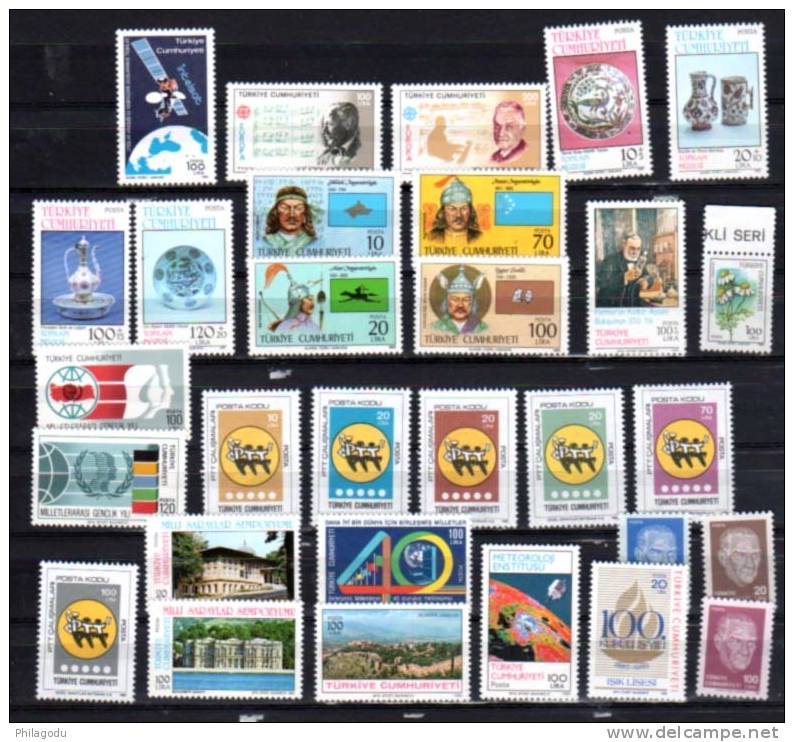 Turquie 1985, Année Quasi Complète, 2461 / 2490**   Postfrich - Unused Stamps