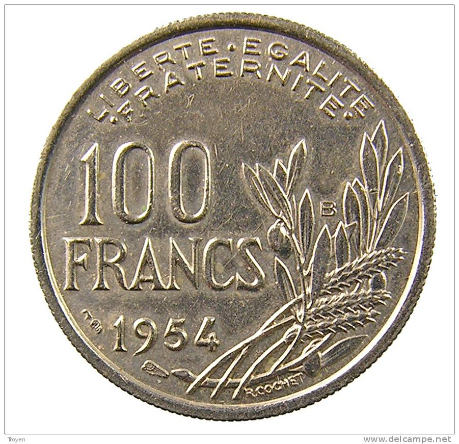 100 Francs - Cochet  - 1954B - TTB - Altri & Non Classificati