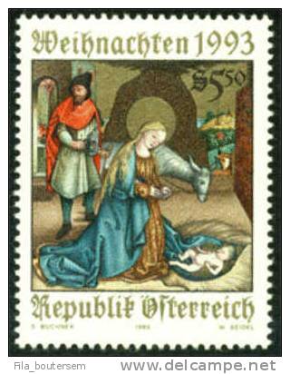 AUSTRIA - AUTRICHE : 26-11-1993 (MNH) Set 1v : Yvert : 1943 - Michel : 2114 - Unused Stamps