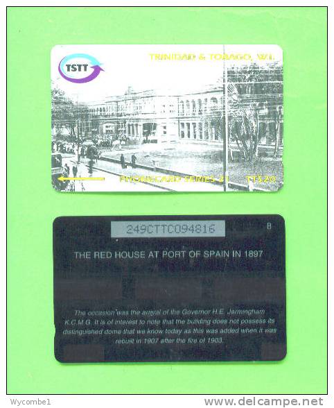 TRINIDAD AND TOBAGO - Magnetic Phonecard/The Red House 1897 - Trinidad & Tobago