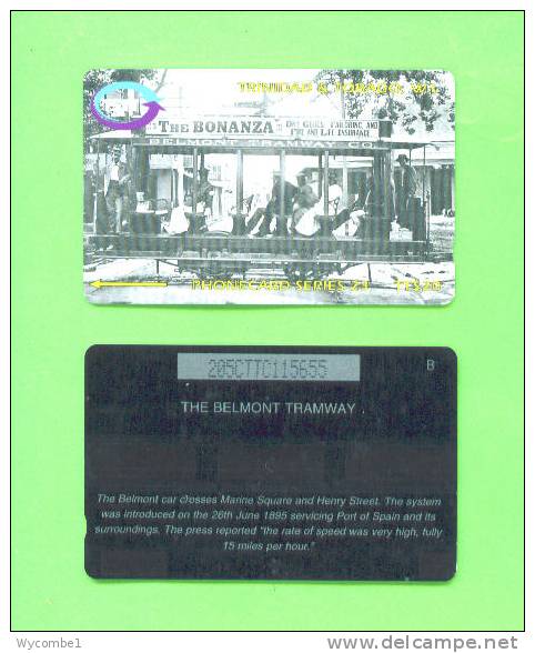 TRINIDAD AND TOBAGO - Magnetic Phonecard/The Belmont Tramway - Trinidad & Tobago
